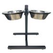 Picture of Tommy Yükseklik Ayarlı İkili Çelik Köpek Mama Kabı 64 oz /2x1,8 lt