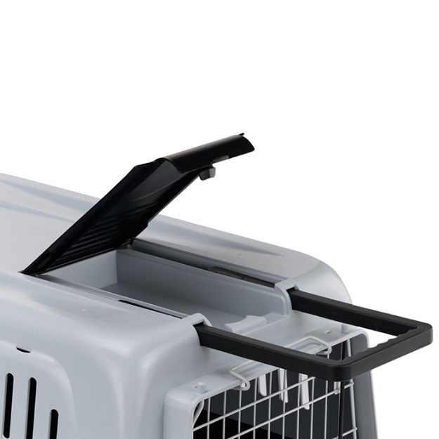 Picture of Ferplast Atlas 50 Köpek Taşıma Kabı Gri 81 cm x 55,5 cm x 58 cm