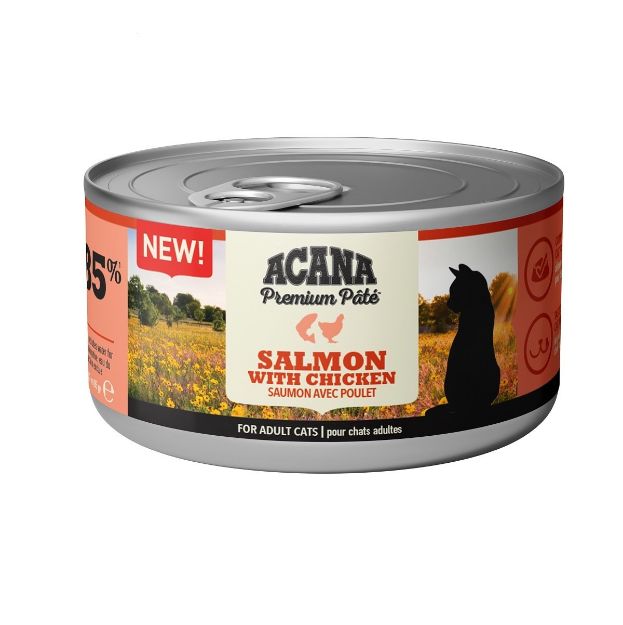 Picture of Acana Premium Pate (Ezme) Somon Balıklı ve Tavuklu Kedi Konservesi 85 Gr