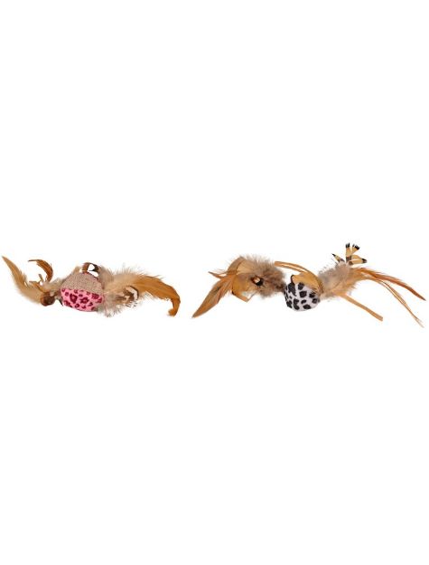 Picture of Flamingo Leopar Tüylü Kedi Oyuncağı 