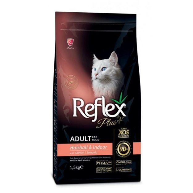 Picture of Reflex Plus Somonlu Hairball Yetişkin Kedi Maması 15 Kg