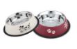 Picture of CSW Renkli desenli Kedi ve Köpek Çelik Mama-Su Kabı 8 Oz