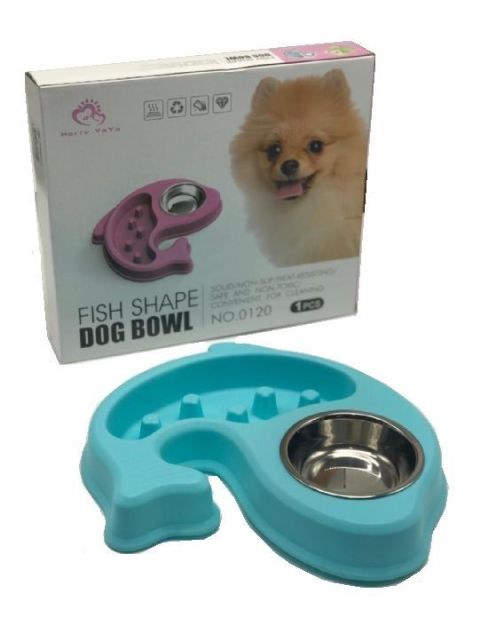 Picture of Harry Yaya Balık Şekilli Kedi ve Köpek Mama & Su Kabı