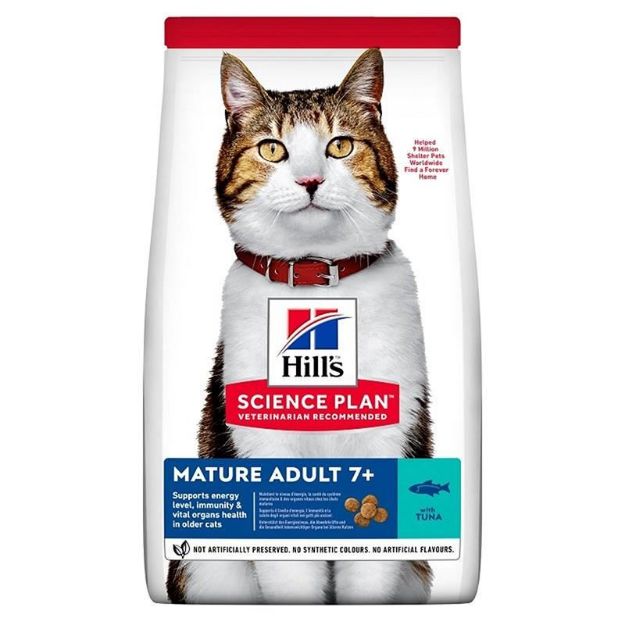 Picture of Hill's Mature +7 Ton Balıklı Yaşlı Kedi Maması 1,5kg