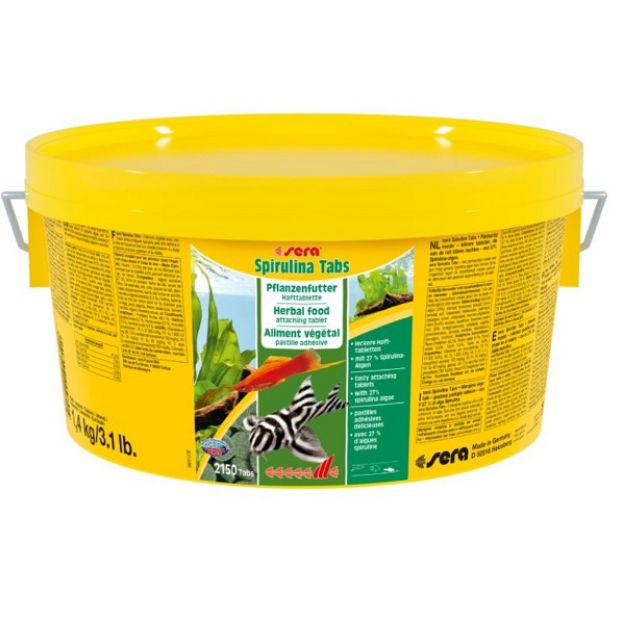 Picture of Sera Sprirulina Tabs 2150 tablet Akvaryum Balık Yemi
