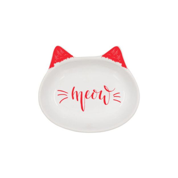Picture of Natura Seramik Mama Kabı Cat Meow 200 ml 14 cm