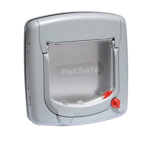 Picture of PetSafe 340 Ef Staywell Deluxe Manuel 4 Yönlü Kilitli Kedi Kapısı Gri