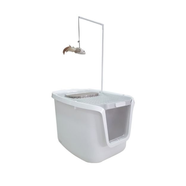 Picture of 3 in 1 Cat Toilet Beyaz Kapalı Kedi Tuvaleti