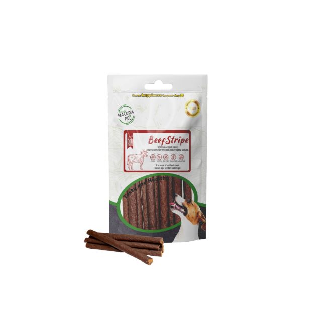 Picture of Eco Natura Pet Beef Strape Yumuşak Biftek Şeritleri Köpek Ödülü 100Gr