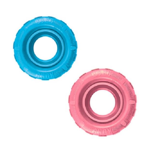 Picture of Kong Yavru Köpek Oyuncak Lastik Small (Pembe&Mavi)