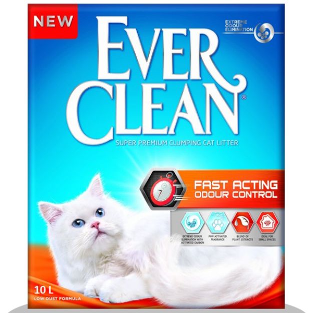 Picture of Ever Clean Fast Acting Odour Control Hızlı Koku Etkili Kedi Kumu 10 lt
