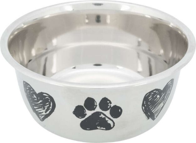 Picture of Trixie Köpek Mama ve Su Kabı, Paslanmaz Çelik, 1.00lt/ø13 cm