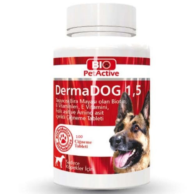 Picture of Bio PetActive Dermadog Büyük Irk Sarımsaklı Maya Tableti