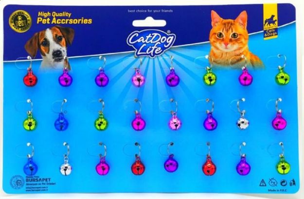 Picture of Doglife Kedi ve Köpekler İçin Renkli Zil Büyük