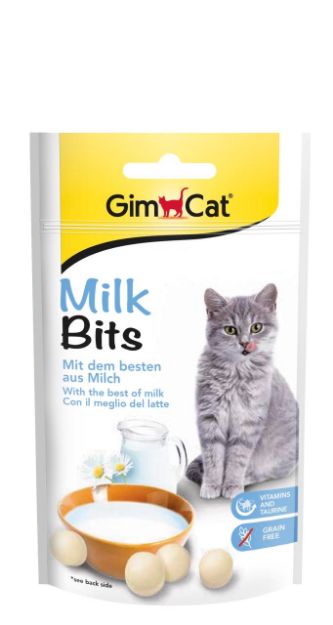 Picture of Gimcat Milk Bits Sütlü Kedi Ödül Tableti 40 Gr