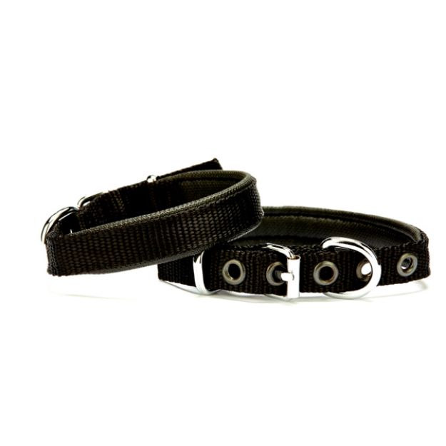 Picture of Doggie Konfor Dokuma Boyun Tasması Siyah 1,5x20-25cm Dsbt1510sblack