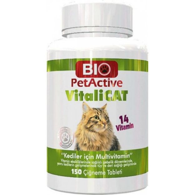 Picture of Bio PetActive Vitalicat Multivitamin 150 Tablet