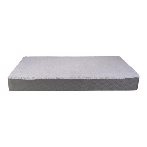 Picture of Pet Comfort Lima Ortopedik Köpek Yatağı Gri Peluş L