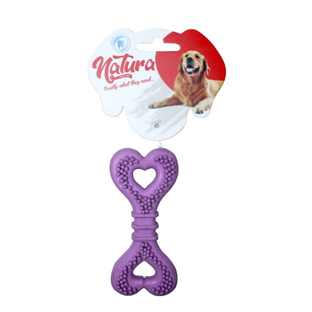 Picture of Natura Plastik Kalp Kemik Köpek Oyuncak 12,5 Cm 