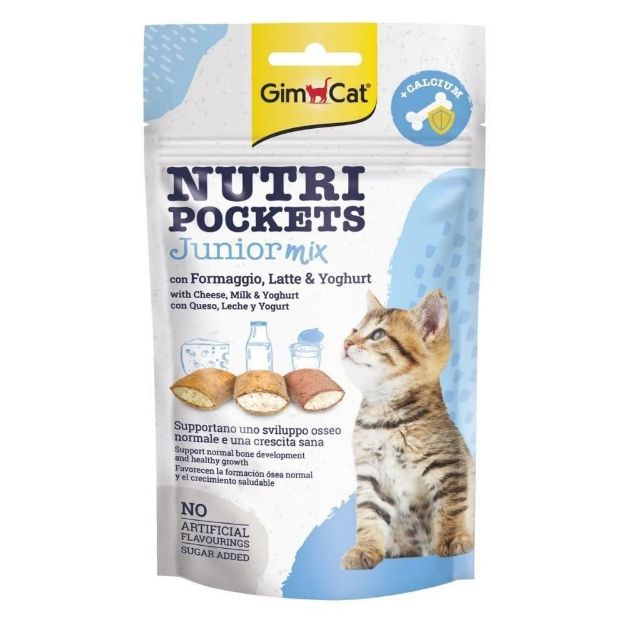 Picture of GimCat Nutri Pockets Junior Mix, 60 gr