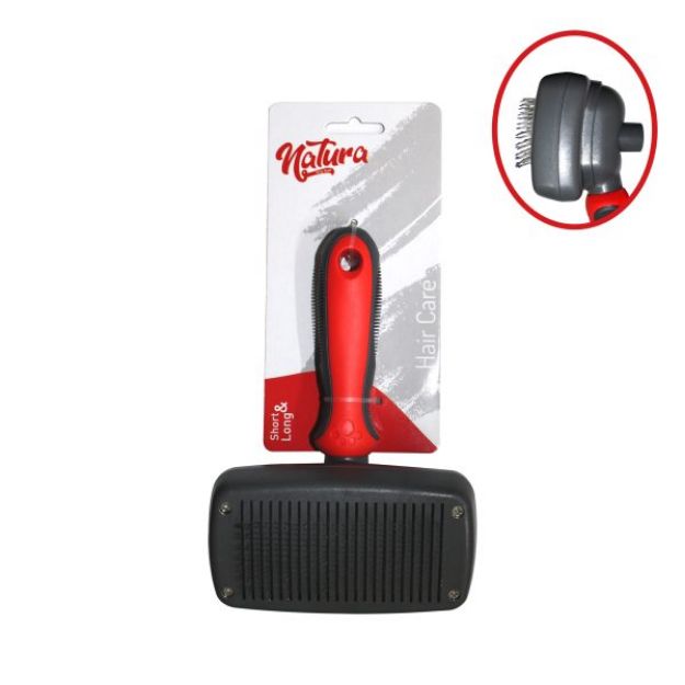Picture of Natura Self Clean Kedi Köpek İn Uç Fırça MK407 Large