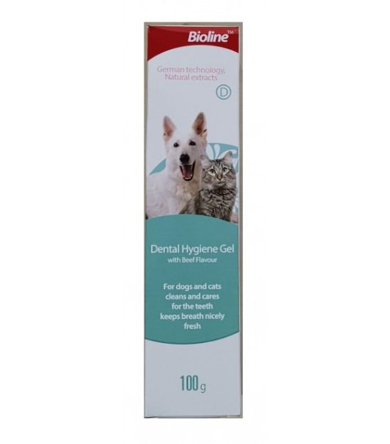 Picture of Bioline Biftek Aromalı Kedi ve Köpek Ağız Bakım Sıvısı 100 Gr