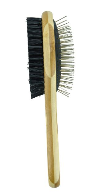 Picture of Pawise 11481 Ahşap Saplı Elips Plastik Uçlu Köpek Tarağı S