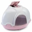 Picture of Imac Ginger Filtreli Köşe Kedi Tuvalet Kabı Pembe / Beyaz