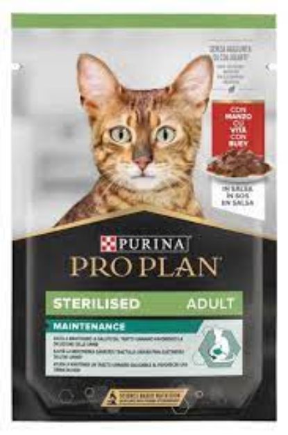 Picture of Pro Plan Kedi Pouch Steril Beef 26x85 Gr