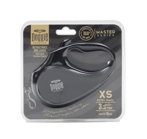 Picture of Otomatik Uzatma Tasması Master Seri Siyah 12kg/3mt Outb12xsblack
