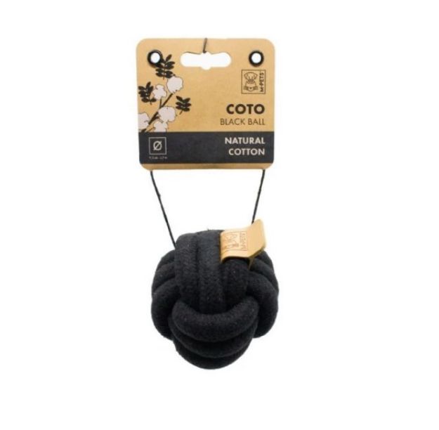 Picture of M-Pets Coto Black Ball 9,5Cm Örgü Top Oyuncak
