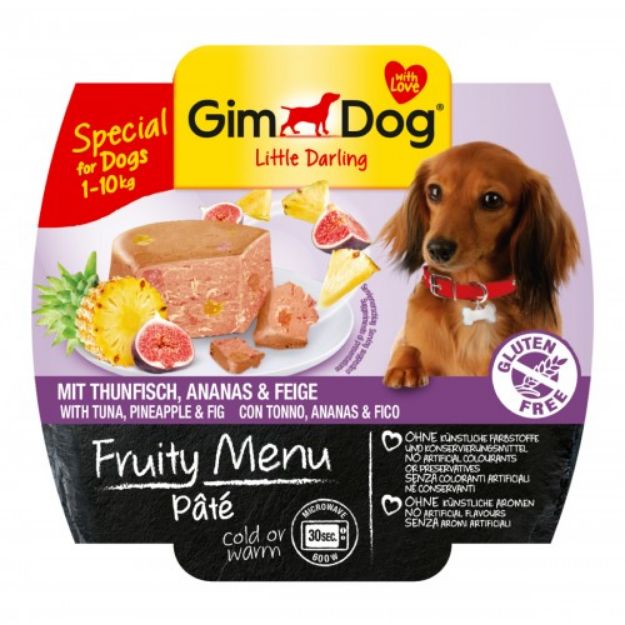 Picture of Gimdog Fruity Ezme Ton Balıklı, Ananas ve İncirli Köpek Konservesi 100 gr