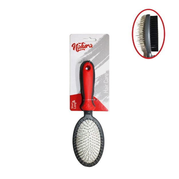 Picture of Natura Çift Tarafı Kedi Köpek Oval Fırça MK326 Large