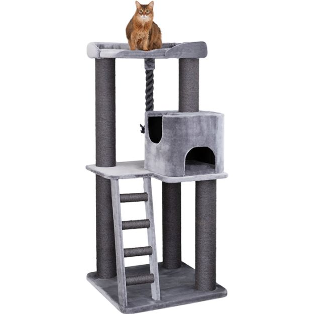 Picture of Trixie Kedi Tırmalama ve Oyun Evi XXL 176 Cm Gri