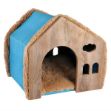 Picture of Dubex Ahşap Kedi ve Mini Köpek Evi Açık Mavi