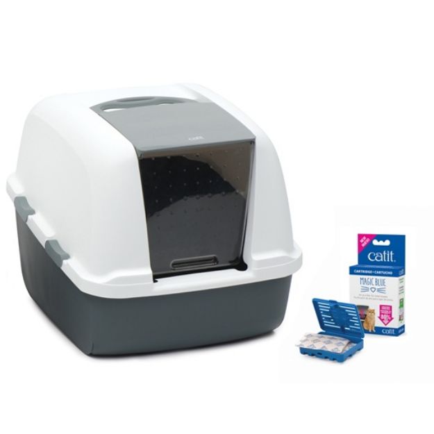 Picture of Hagen Catit Magic Blue Litter Box Jumbo