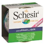 Picture of Schesir Kitten Tavuk Etli ve Aloeveralı Yavru Kedi Konservesi 85 gr