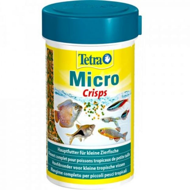 Picture of Tetra Micro Crisps - Ekstra Küçük Tropikal Balık Yemi 39 Gr/100 Ml