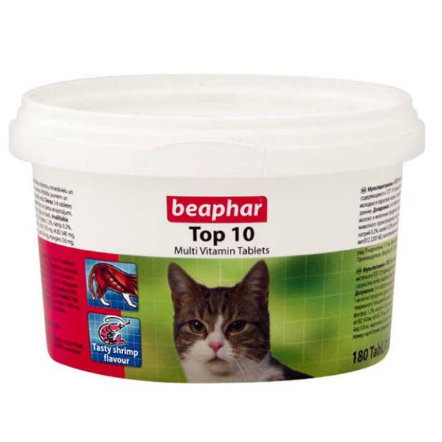 Picture of Beaphar Top 10 Kedi Vitamin Tablet 180 tablet