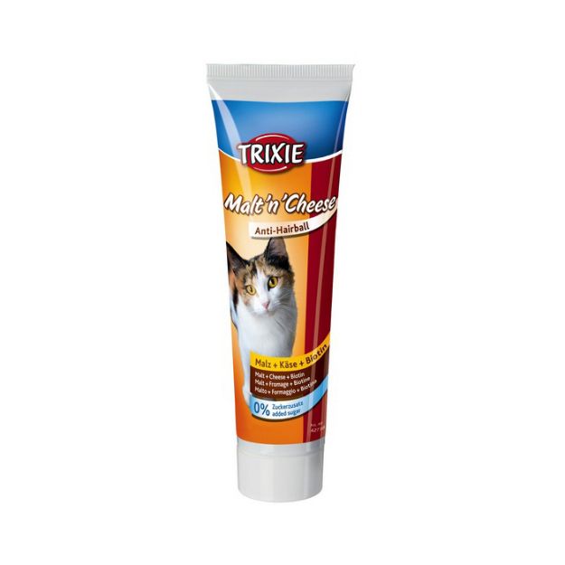 Picture of Trixie Peynir Tadında Kedi Tüy Yumağı Atıcı Malt Macun 100 gr