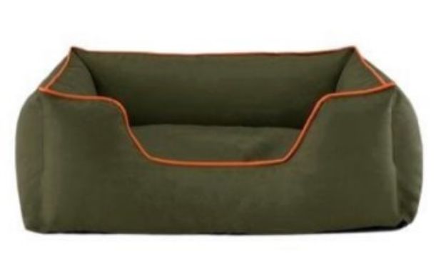 Picture of Pet Comfort Alpha Köpek Yatağı Haki Turuncu Biye M 80x65cm
