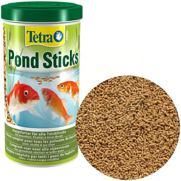 Picture of Tetra Pond Sticks Yeşil Japon ve Havuz Balıkları için Yem 1 lt