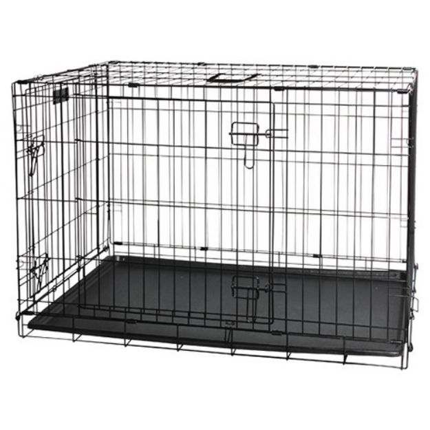 Picture of Pawise Köpek Pansiyon için Tel Kafes 122 cm x 76 cm x 84 cm