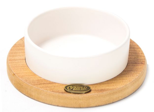 Picture of Ozark Oval Seramik Mama Ve Su Seti Beyaz