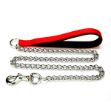 Picture of Doggie Comfort Dokuma Saplı Zincirli Köpek Gezdirme Kırmızı DZGT-35