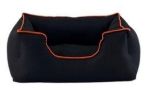 Picture of Pet Comfort Alpha Kedi  Köpek Yatağı Siyah Turuncu Biye S 60x50cm