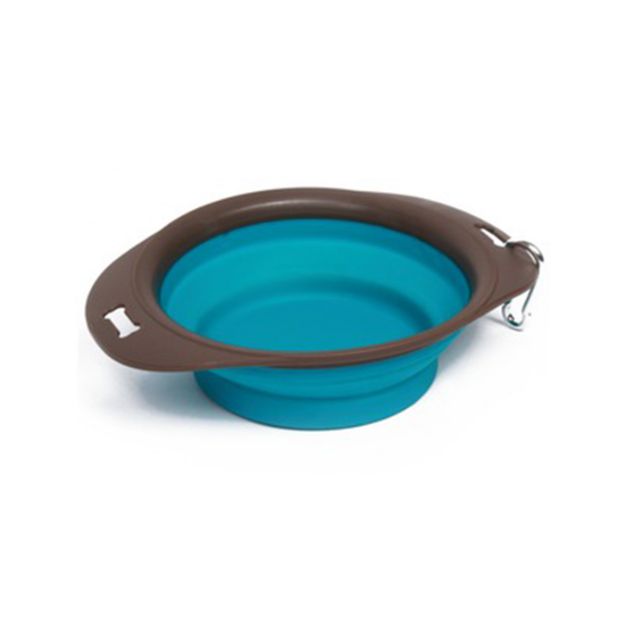 Picture of M-Pets Katlanabılır Mama Kabı Turkuaz L Mp-72985