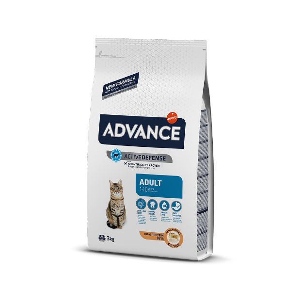 Picture of Advance Cat Tavuklu Pirinçli Yetişkin Kedi Maması 3 kg