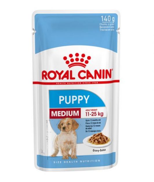 Picture of Royal Canin Medium Puppy Pouch Konserve 140gr