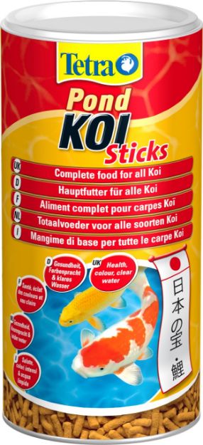 Picture of Tetra Pond Koi Sticks Kırmızı Havuz Balıkları için Çubuk Yem 1 lt
